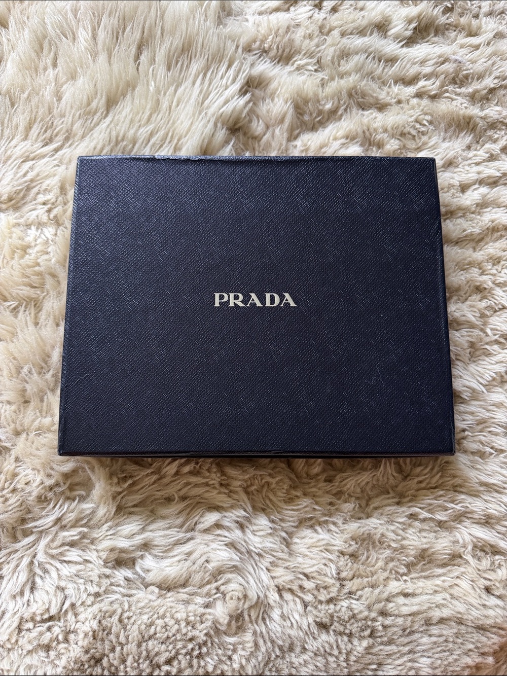 Prada Ruby Saffiano Leather Pouch
